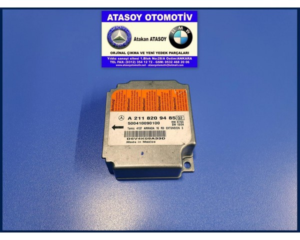 MERCEDES W211 AİRBAG BEYNİ 2118209485 2118703985 2118205785 2118203385 2118704326 2118705726 0028206426 0028203526 A2118209485 A2118703985 A2118205785 A2118203385 A2118704326 A2118705726 A0028206426 A0028203526 A1